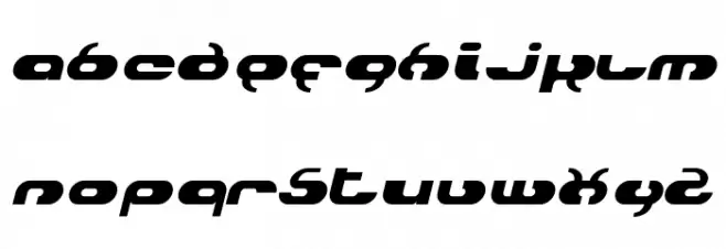 Hydro Italic Caratteri MINUSCOLO