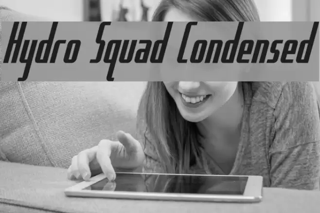 Hydro Squad Condensed خط examples