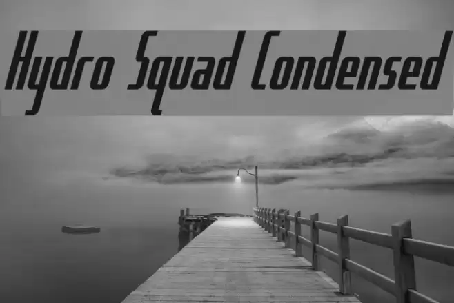 Hydro Squad Condensed خط examples