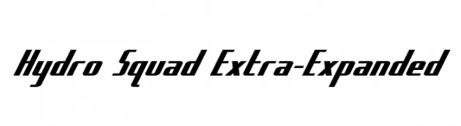Hydro Squad Extra-Expanded  Descarca Fonturi Gratis