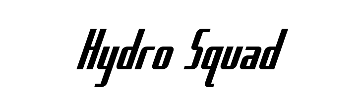 Hydro Squad Font