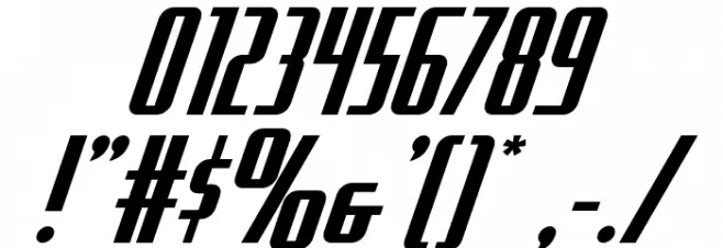 Hydro Squad Font OTHER CHARS