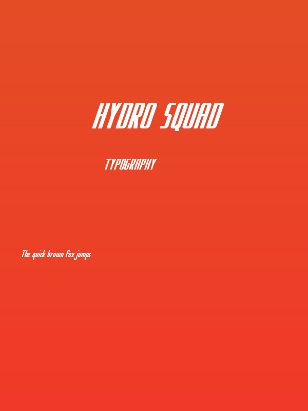 Hydro Squad Poster