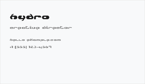 Hydro Business Card