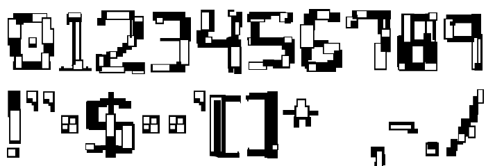 Hydrogen Font OTHER CHARS