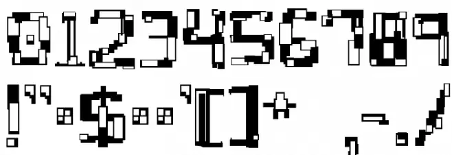 Hydrogen Font OTHER CHARS