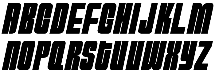 HydrogenBomb Font LOWERCASE
