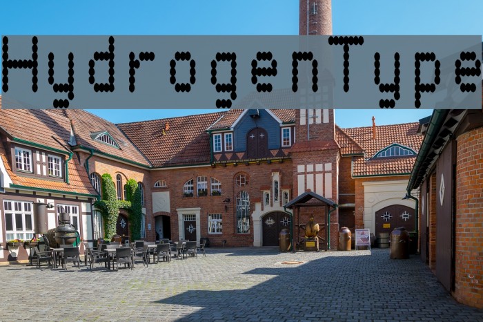 HydrogenType Font examples