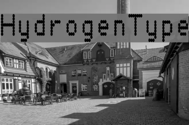 HydrogenType Font examples