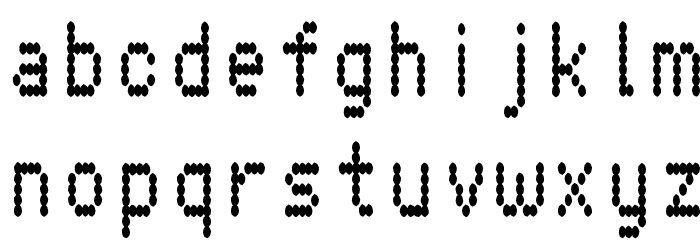 HydrogenType Font LOWERCASE