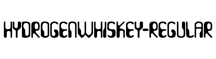 HydrogenWhiskey-Regular  لخطوط تنزيل