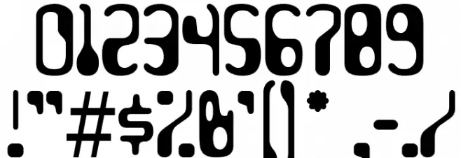 HydrogenWhiskey-Regular Font OTHER CHARS
