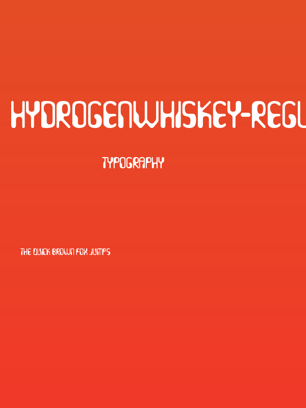 HydrogenWhiskey-Regular Poster