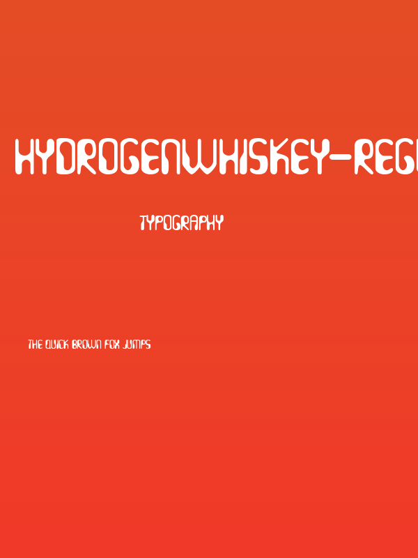 HydrogenWhiskey-Regular Poster
