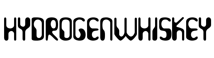 HydrogenWhiskey  Free Fonts Download