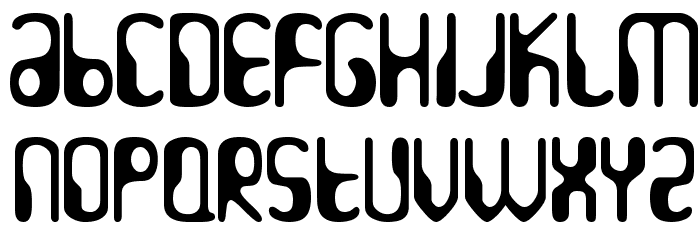 HydrogenWhiskey Font LOWERCASE