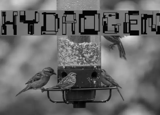 Hydrogen Font examples