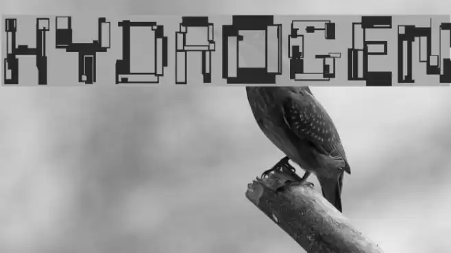 Hydrogen Font examples