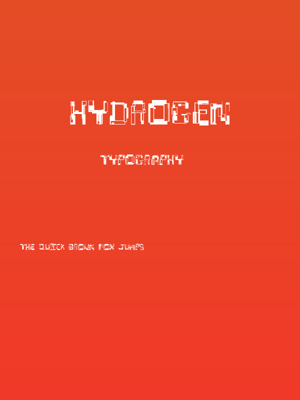 Hydrogen Poster