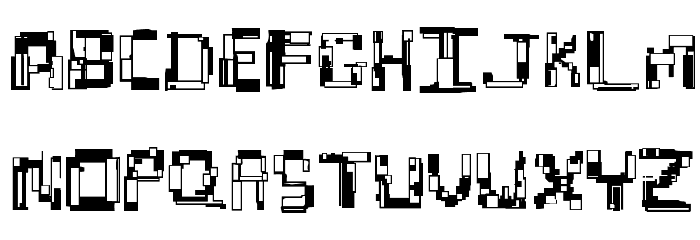 Hydrogen Font LOWERCASE