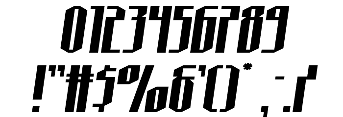 Hydronaut Expanded Semi-Ital Font OTHER CHARS