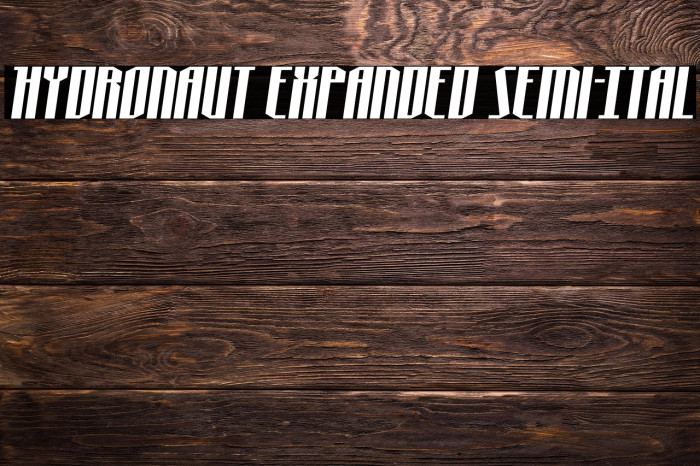 Hydronaut Expanded Semi-Ital Example 2