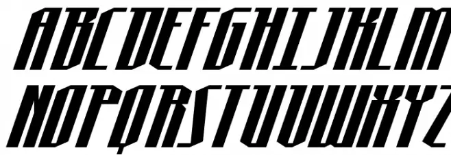 Hydronaut Expanded Super-Ital Schriftart Groß