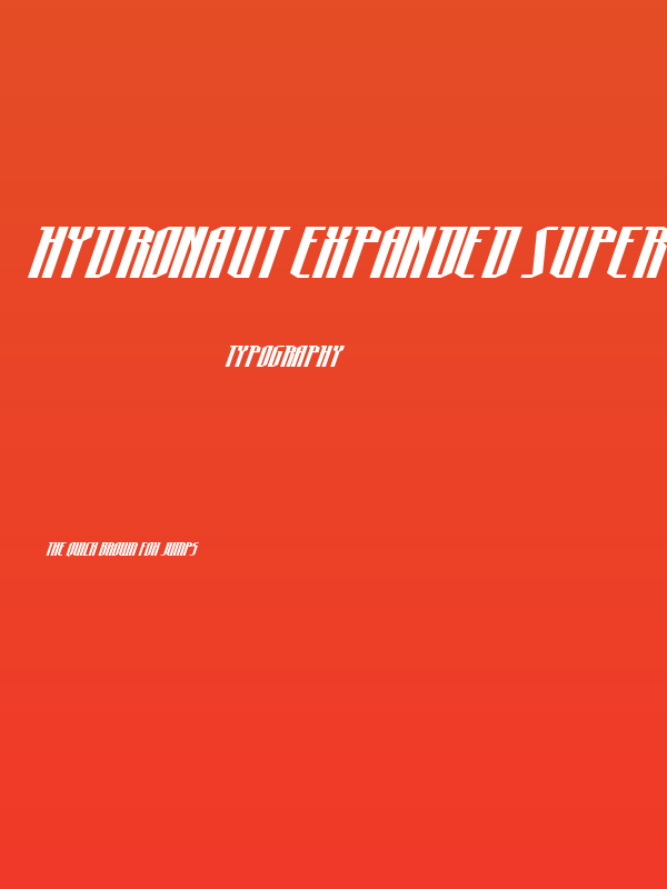 Hydronaut Expanded Super-Ital Poster