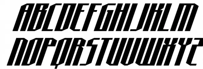 Hydronaut Expanded Super-Ital Schriftart Kleinbuchstaben