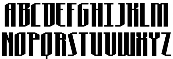 Hydronaut Expanded Schriftart Groß