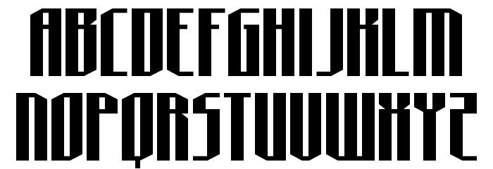 Hydronaut Expanded Font LOWERCASE