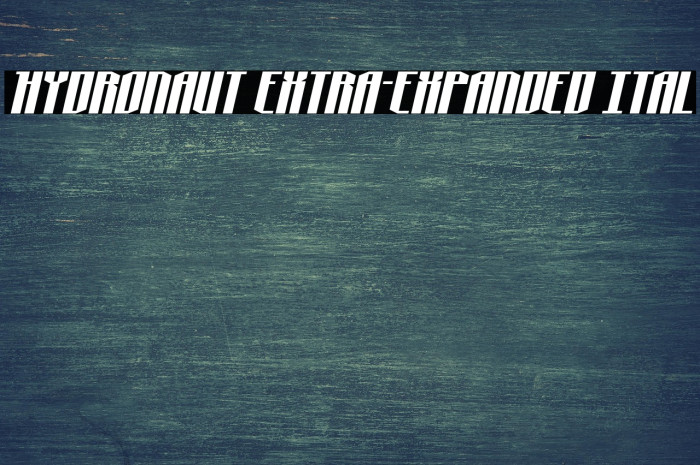 Hydronaut Extra-Expanded Ital Example 3