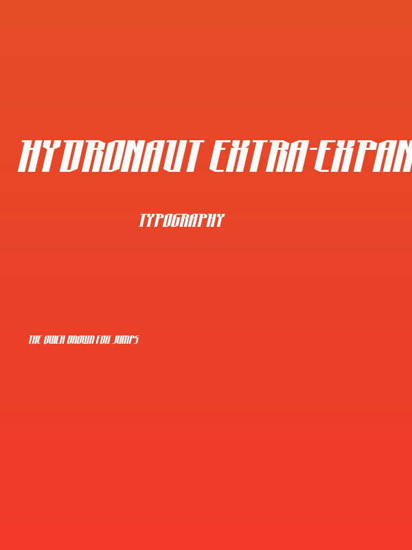 Hydronaut Extra-Expanded Ital Poster
