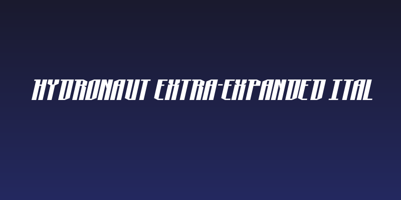 Hydronaut Extra-Expanded Ital Social Header