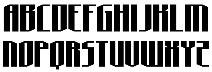 Hydronaut Extra-Expanded Font LOWERCASE