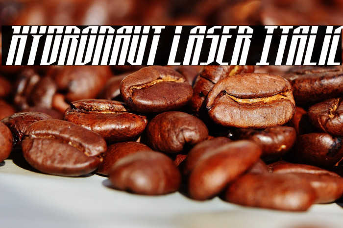 Hydronaut Laser Italic Example 1