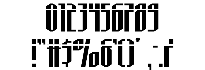 Hydronaut Laser Font OTHER CHARS