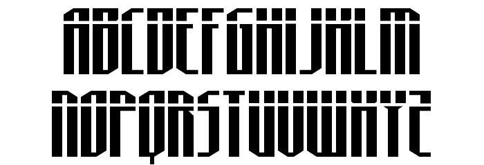 Hydronaut Laser Font LOWERCASE