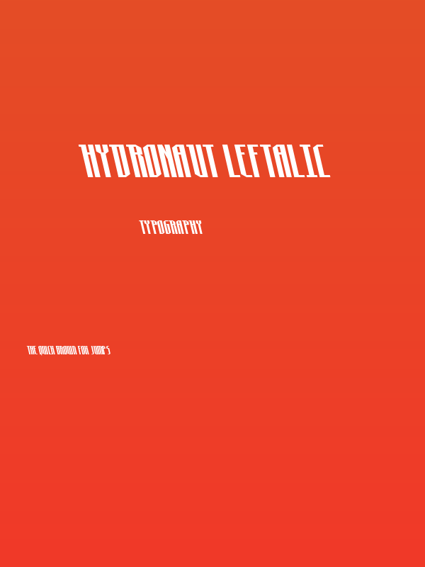Hydronaut Leftalic Poster