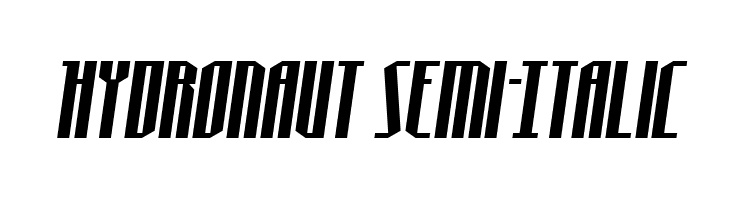 Hydronaut Semi-Italic  Frei Schriftart Herunterladen