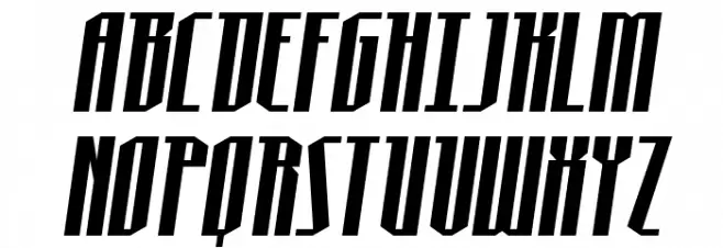 Hydronaut Semi-Italic خط أحرف كبيرة