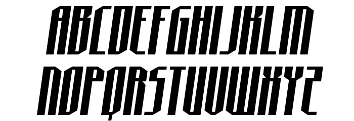Hydronaut Semi-Italic Font LOWERCASE