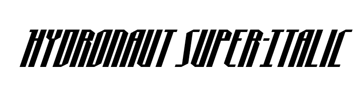 Hydronaut Super-Italic  नि: शुल्क फ़ॉन्ट्स डाउनलोड