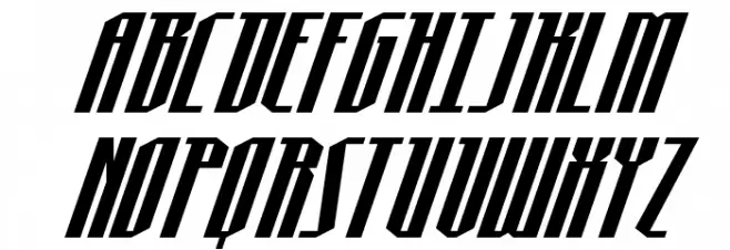 Hydronaut Super-Italic Schriftart Groß