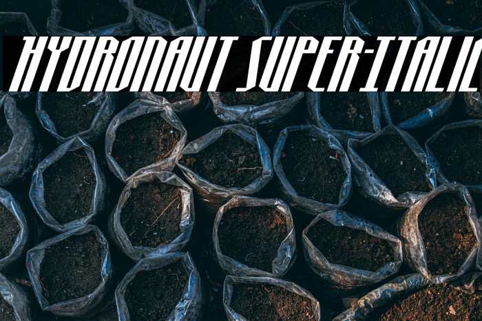 Hydronaut Super-Italic Example 2