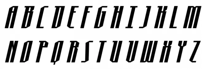 Hydronaut Title Italic Schriftart Groß