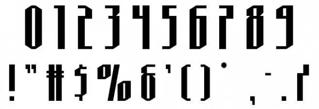 Hydronaut Title Font OTHER CHARS