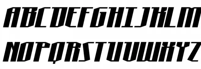 Hydronaut Wide Italic Fonte MAIÚSCULAS