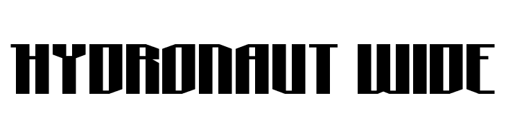 Hydronaut Wide  font caratteri gratis
