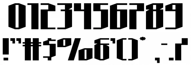 Hydronaut Wide Font OTHER CHARS